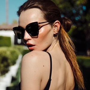 Diff Becky Sunglasses in Black